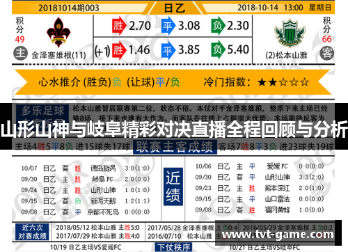 山形山神与岐阜精彩对决直播全程回顾与分析